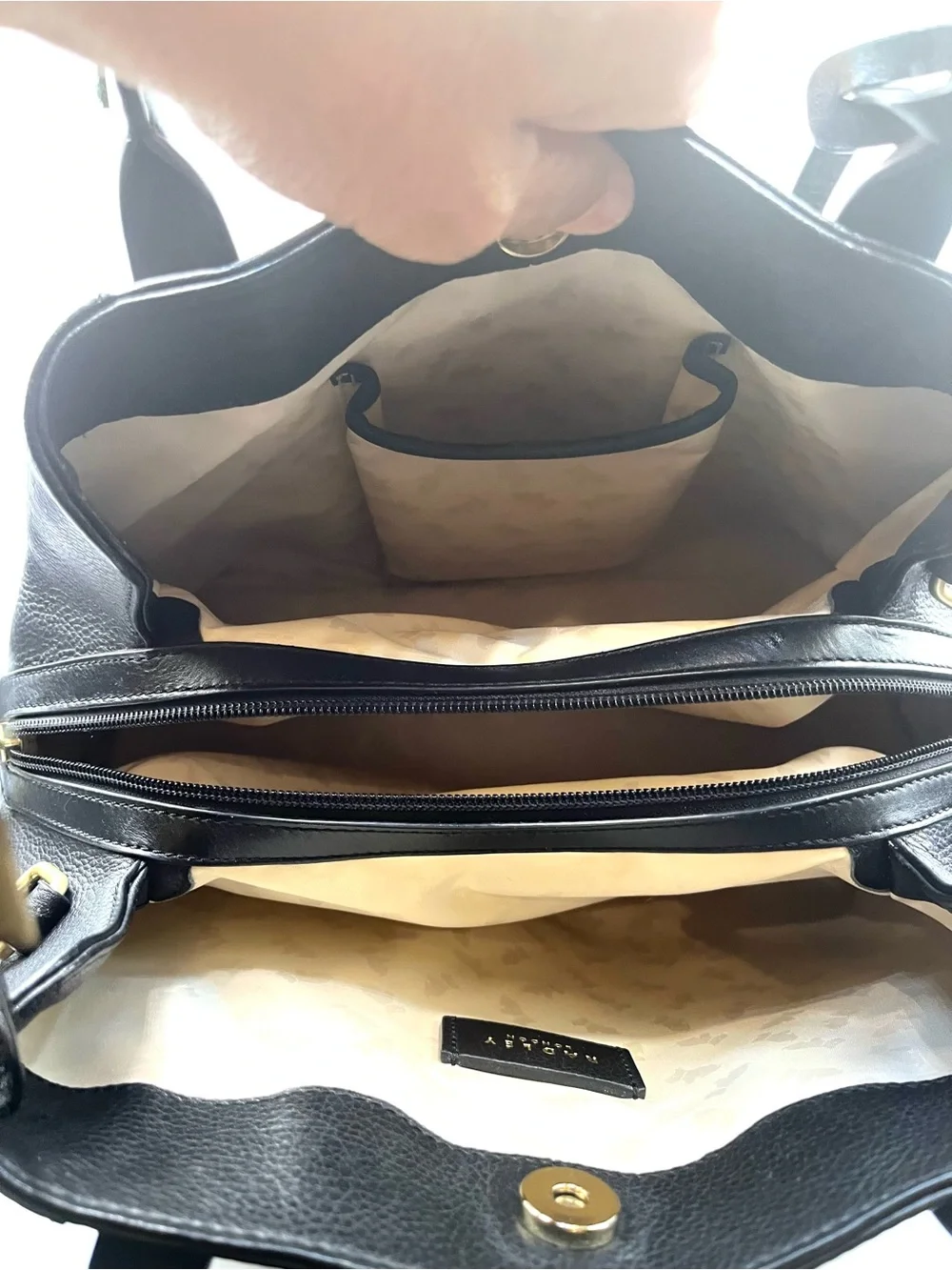 Radley London Provence Street Purse Multiway Black Pebble Leather